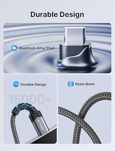 Miniatura 26 de JSAUX Adaptador USB C a conector de audífonos hembra de 6/64" (3.5 mm) para audio auxiliar, compatible con Samsung Galaxy S23, S23+, S23 Ultra, S22