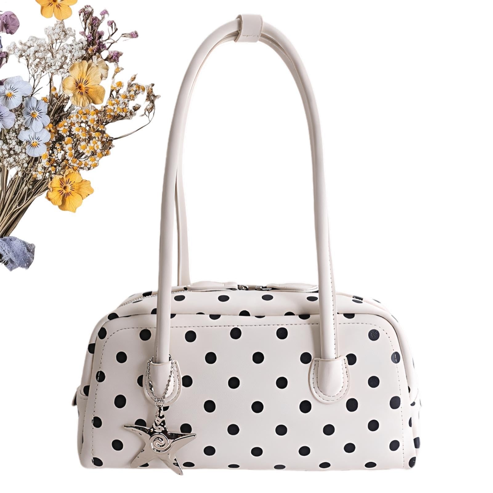 Sac bowler rétro tendance avec poignée robuste et fermeture éclair de sécurité pour femme - 8