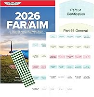 Vista 14 de Pestañas para FAR/AIM 2026/2025 para Licencia de Piloto Privado - VFR - 50 pestañas