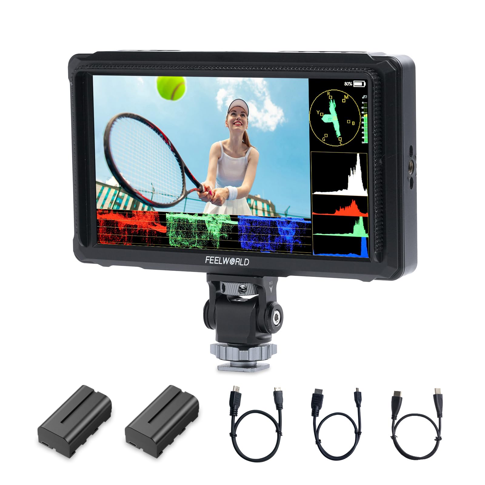Amazon.com : FEELWORLD FW568 6 Inch 450nit FHD IPS Screen Field