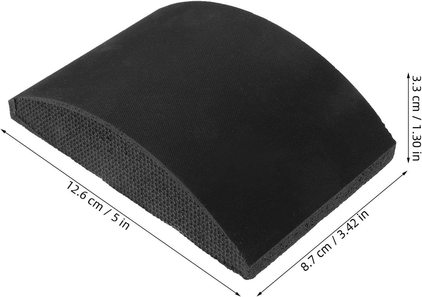 2pcs Curved Foamed Silicone Hat Heat Press Pad for Baseball Caps