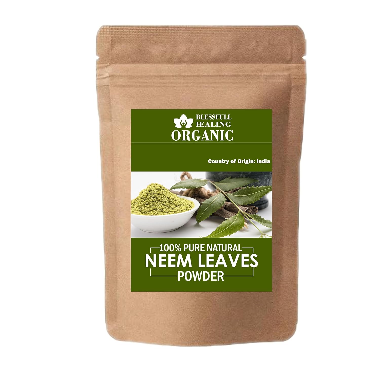 Blessfull Healing Luxury 100% Pure Natural Neem Leaves Powder | 100 Gram / 3.52 oz