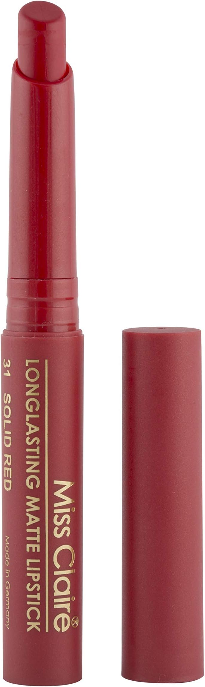 Longlasting Matte Lipstick, Solid Red 31, 2 g