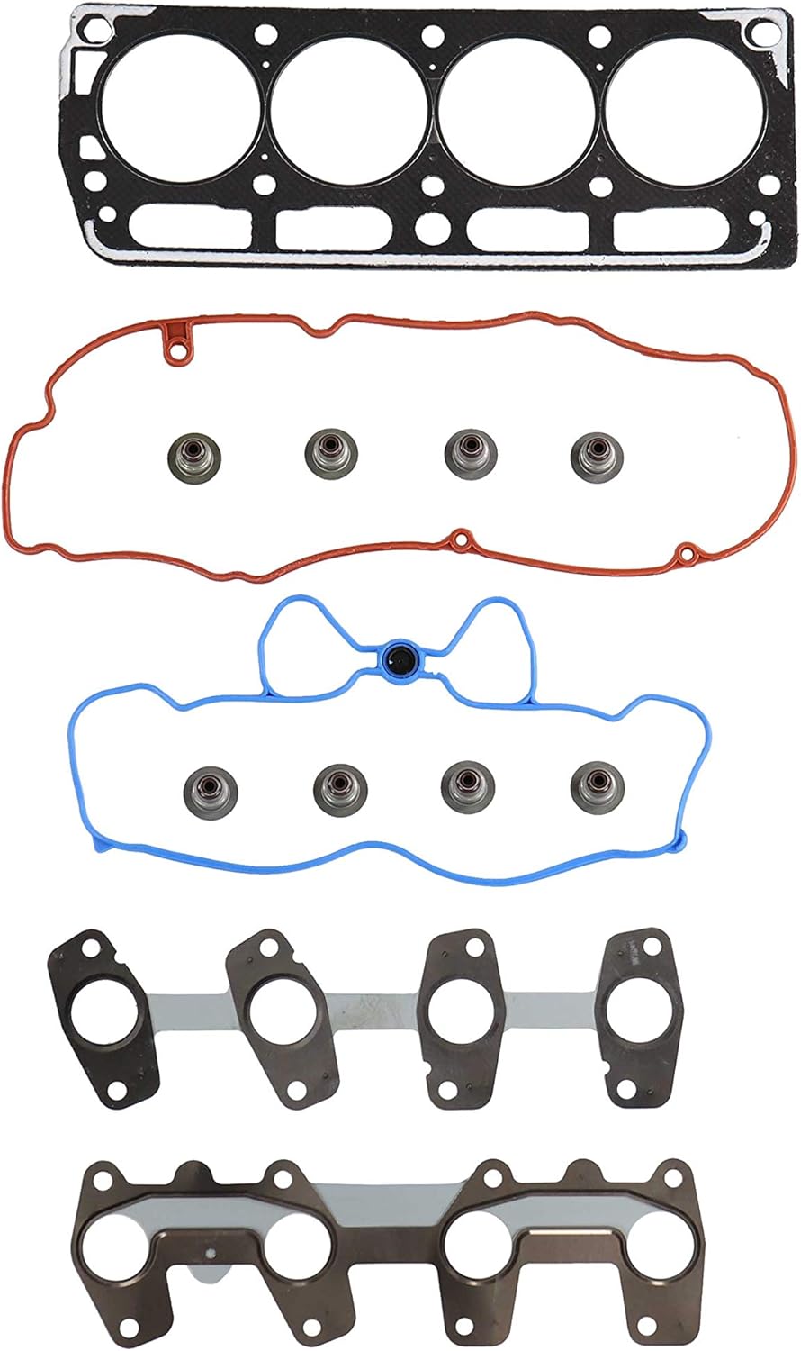 DNJ HGS330 Head Gasket Set for 1998-2003 Chevrolet, GMC, Isuzu, Pontiac Cavalier, Hombre, S10 2.2L L4 8V OHV 2190cc