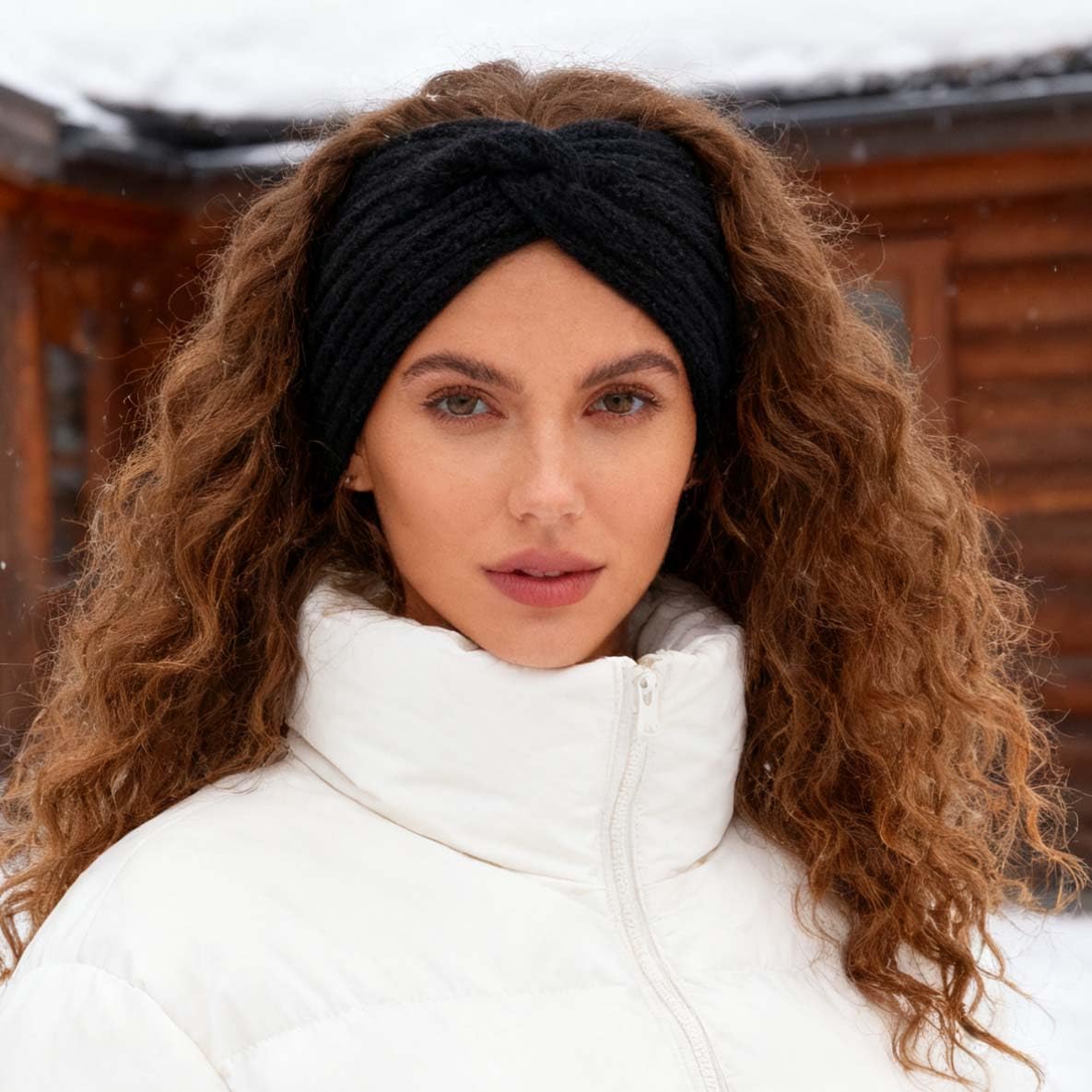 2Pcs Fascia per Capelli Donna Inverno, Lavorate a Maglia, Fasce Scalda