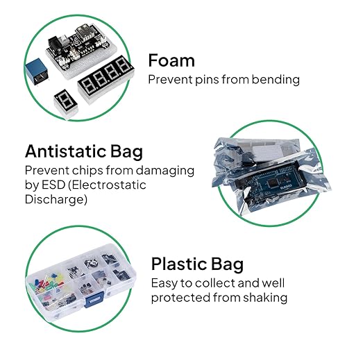 Miniatura 4 de Proyecto Mega 2560 de Elegoo. El juego de arranque más completo con TUTORIAL para Arduino Mega2560 UNO Nano Mega2560 Complete Starter Kit