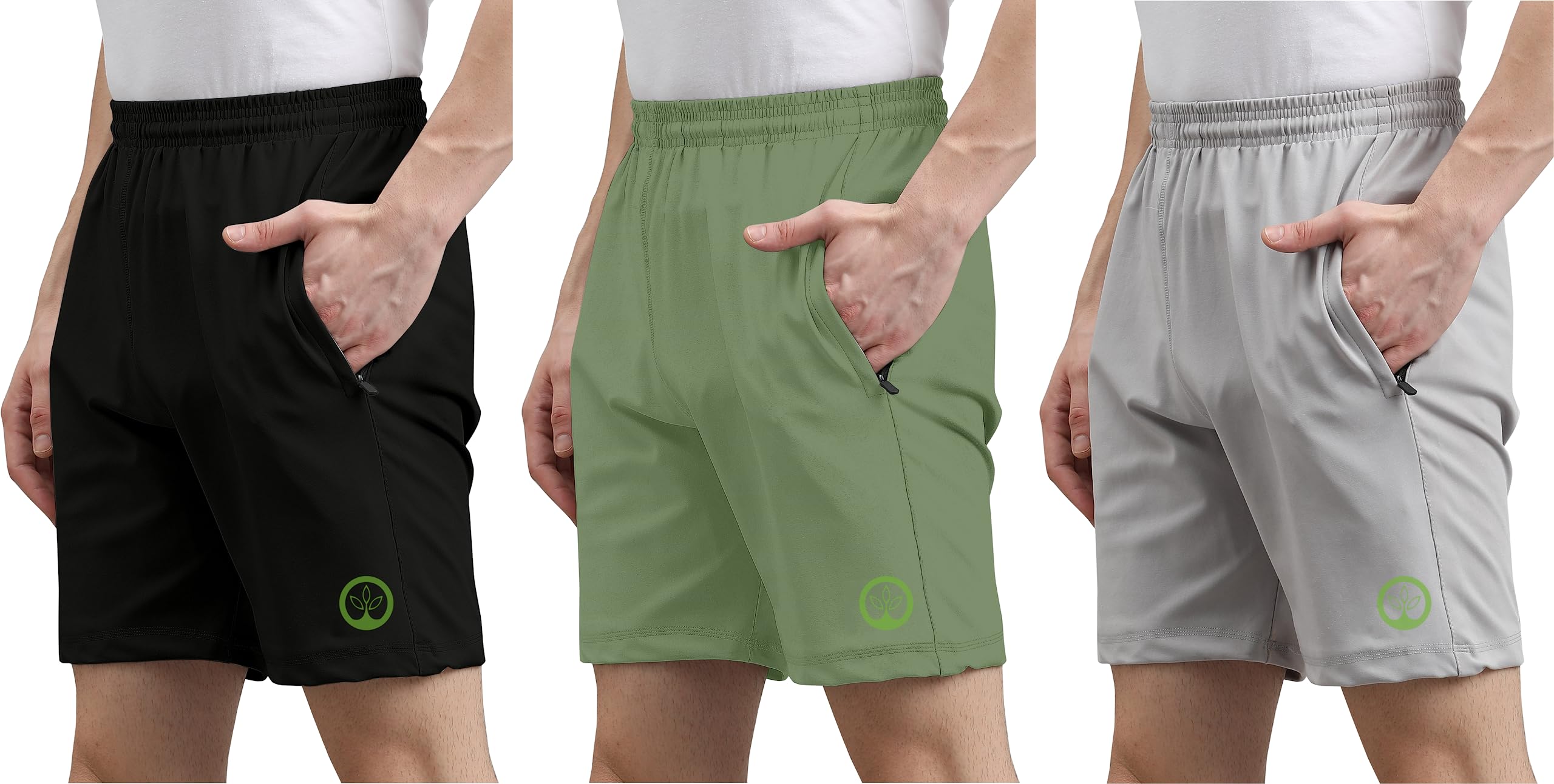 shine n show Unisex Lycra Blend Regular Fit Shorts for Gym, Running, Cycling, Swimming, Basketball, Cricket, Yoga, Football, Tennis, Badminton & More-picture-41