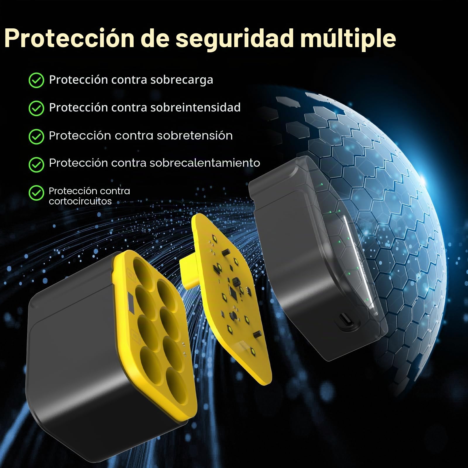 SURFOU Paquete de 8 Pilas Recargables AA 1,5V Litio 3600mWh Alta Capacidad + Cargador Rápido con Pantalla LED - Más de 2000 Ciclos - Baterías de Larga Duración