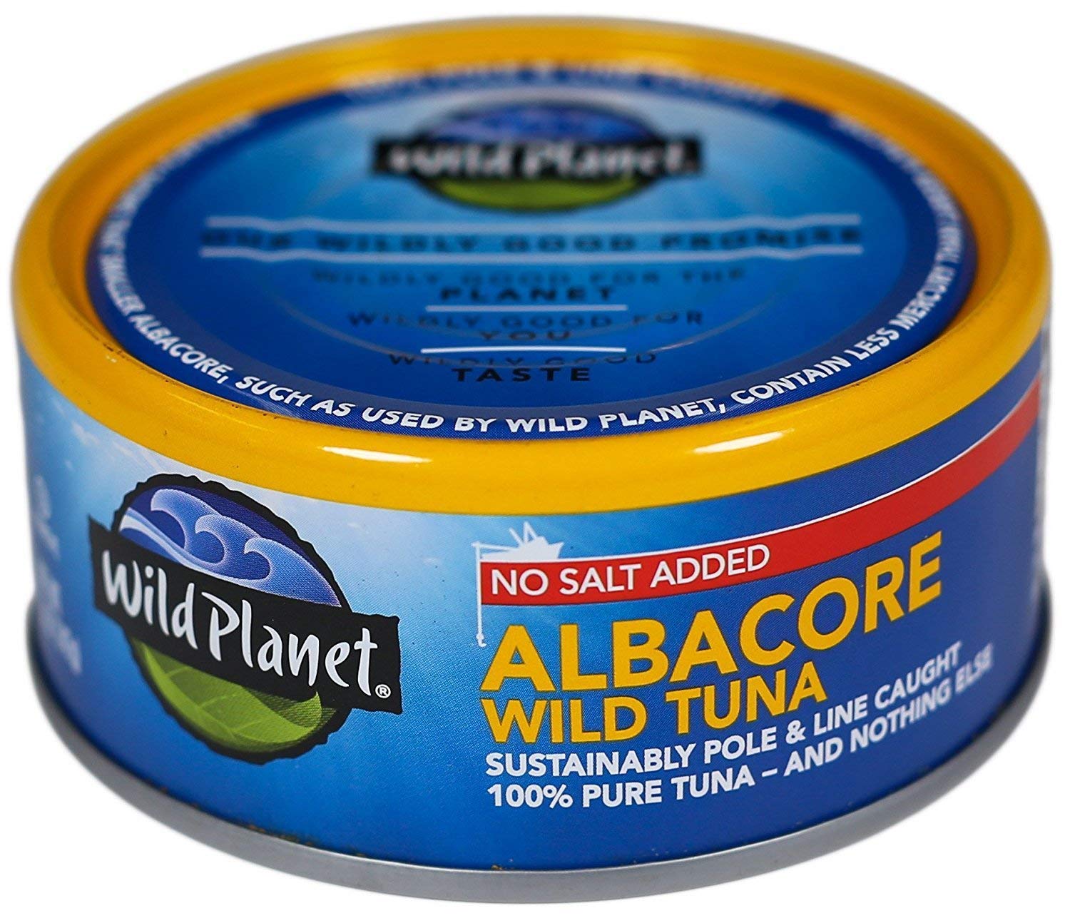 Review Product Wild Planet Wild Albacore Tuna, No Salt Added, Keto and Paleo, 3rd Party Mercury Tested, 5 Ounce, 12 Count (Pack of 1) Holiday Deals π Wild Planet Wild Albacore Tuna, No Salt Added, Keto and Paleo, 3rd Party Mercury Tested, 5 Ounce, 12 Count (Pack of 1)