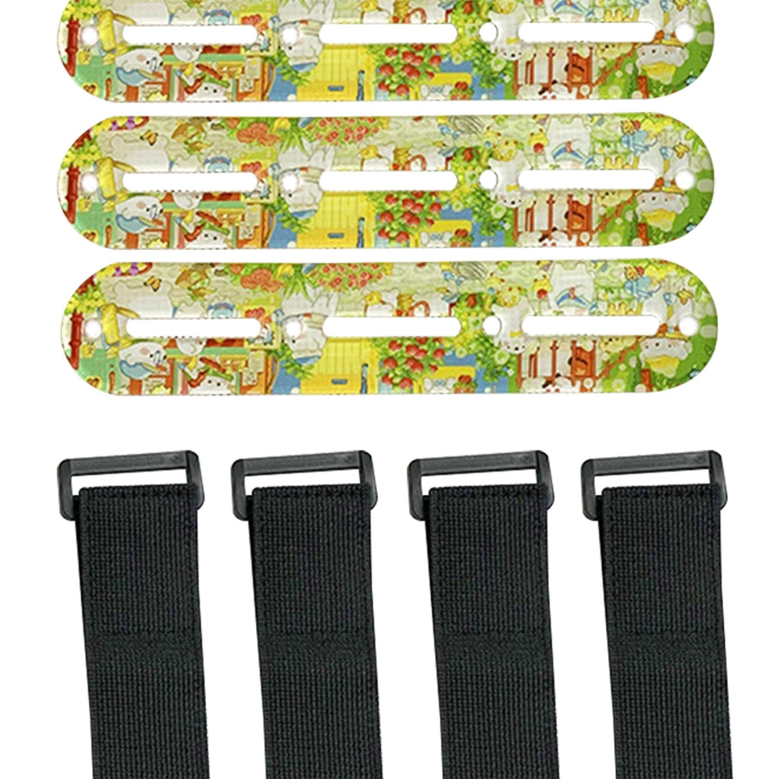 Kit De Pinzas Para Tensar Lienzos De Punto De Cruz - Incluye 4 Clips, 4 Correas, Tornillos Y Destornillador, Material Acrílico