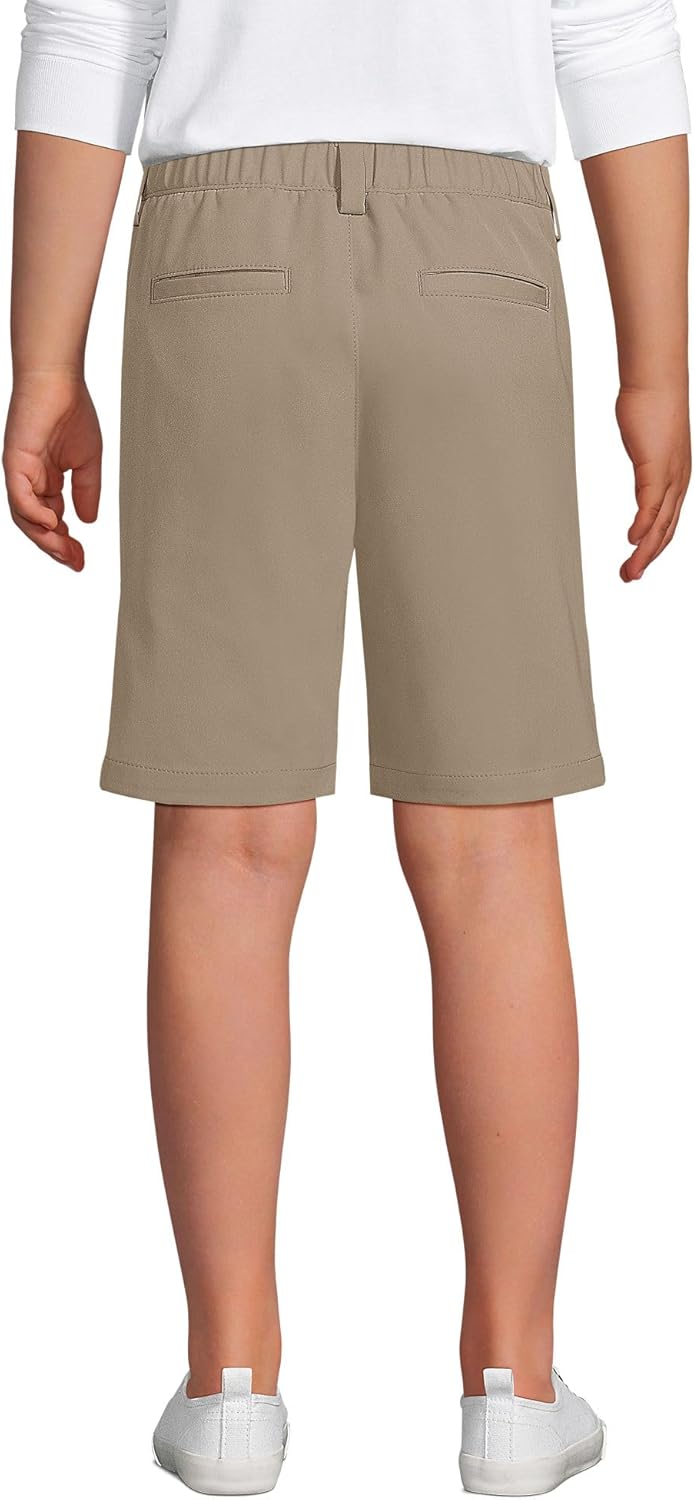 Lands' End School Uniform Boys Active Chino Shorts - Image 2