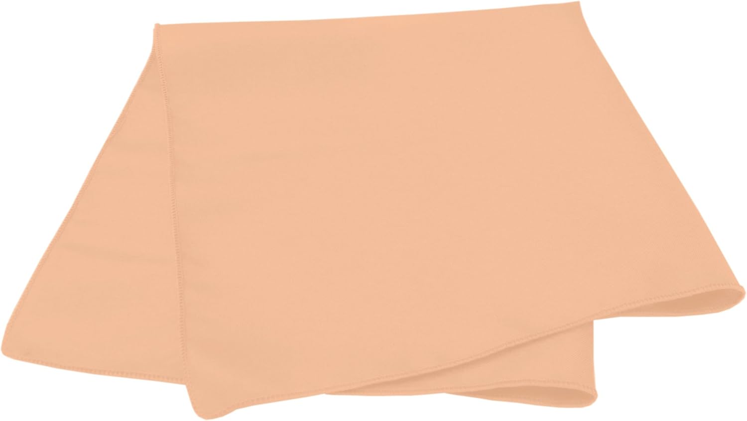 Ultimate Textile Peach Polyester Cloth Dinner Napkins - 20" x 20" (Set of 36) Machine Washable Table Napkins with Serged Edges for Wedding Party Events