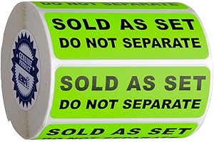 Kenco Sold as a Set Do Not Separate Labels for FBA Shipping...
