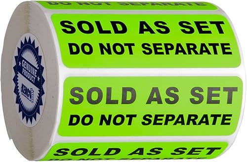 Se venden como un juego de etiquetas adhesivas de Kenco de 3 x 1 pulgada, color verde fluorescente de Logística de Tienda (12 unidades (6000))