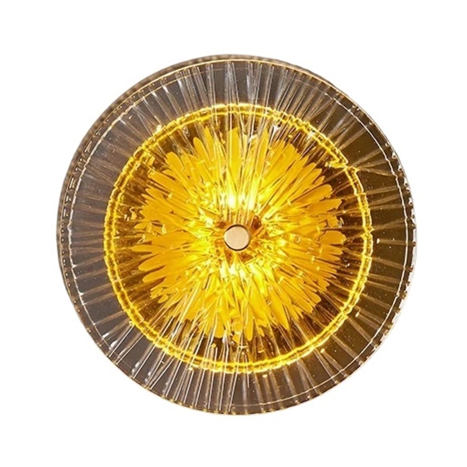 GDBAGKDQK Modern Round Crystal Wall Lamp Glass Free Combination for Living Room TV Background Bedroom LED Sconces Bedside Corridor Aisle Bright Lights