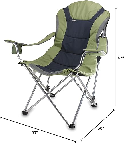 Miniatura 3 de Picnic TIME - Silla de campamento reclinable, silla de playa para adultos, silla deportiva con bolsa de transporte