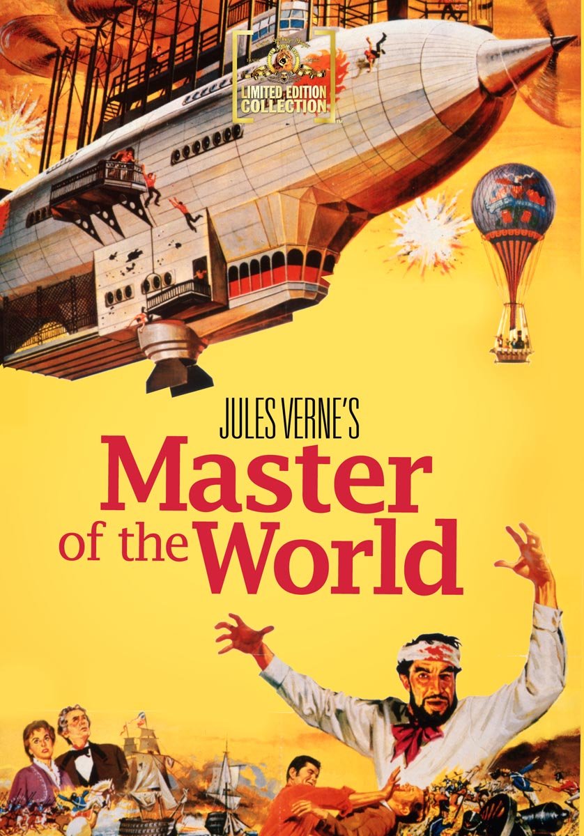 Master of the World DVD Reino Unido película clásica de ciencia ficción Verne