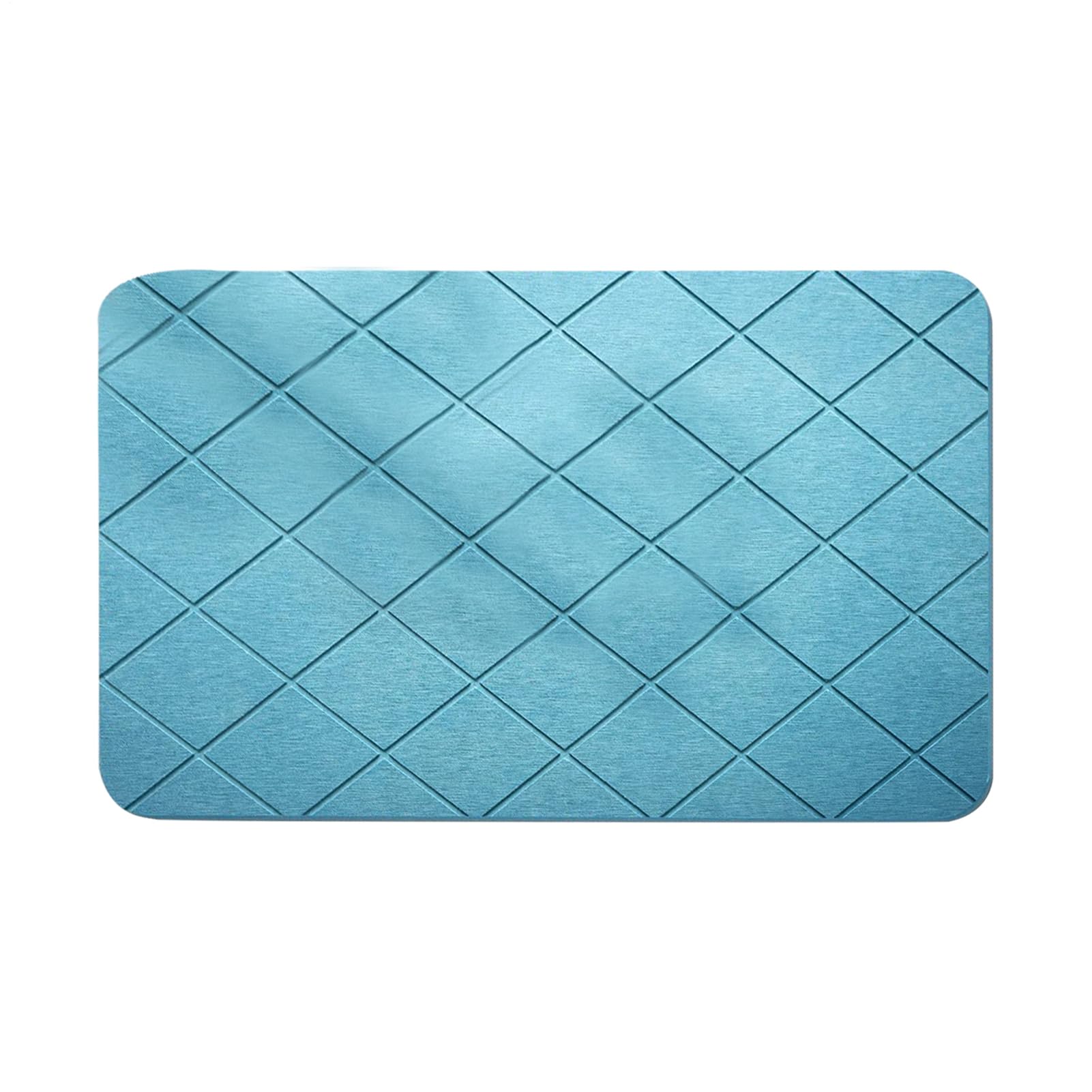 Alfombra de piedra de secado con diseño geométrico y material de diatomita