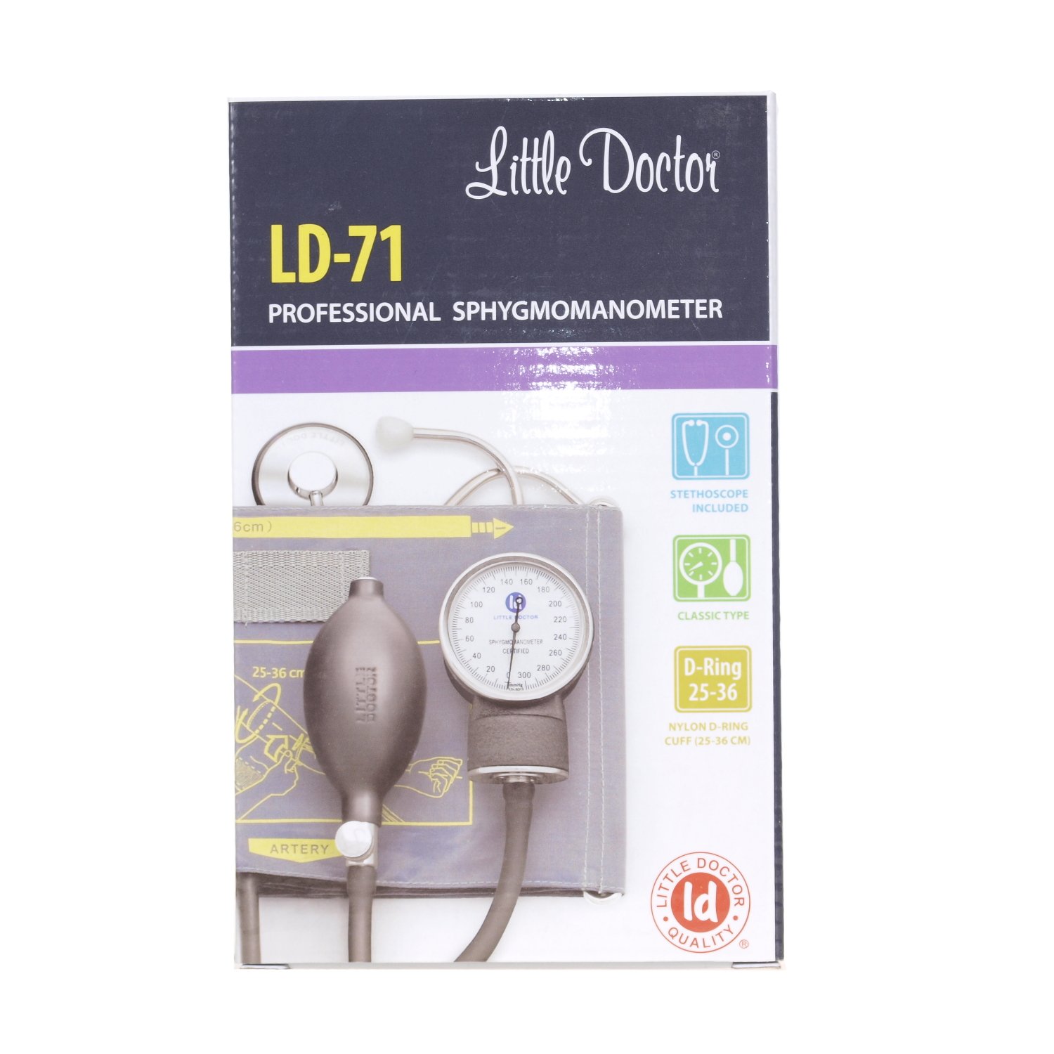 LD 71 analogica Sfigmomanometro stetoscopio parte superiore del braccio