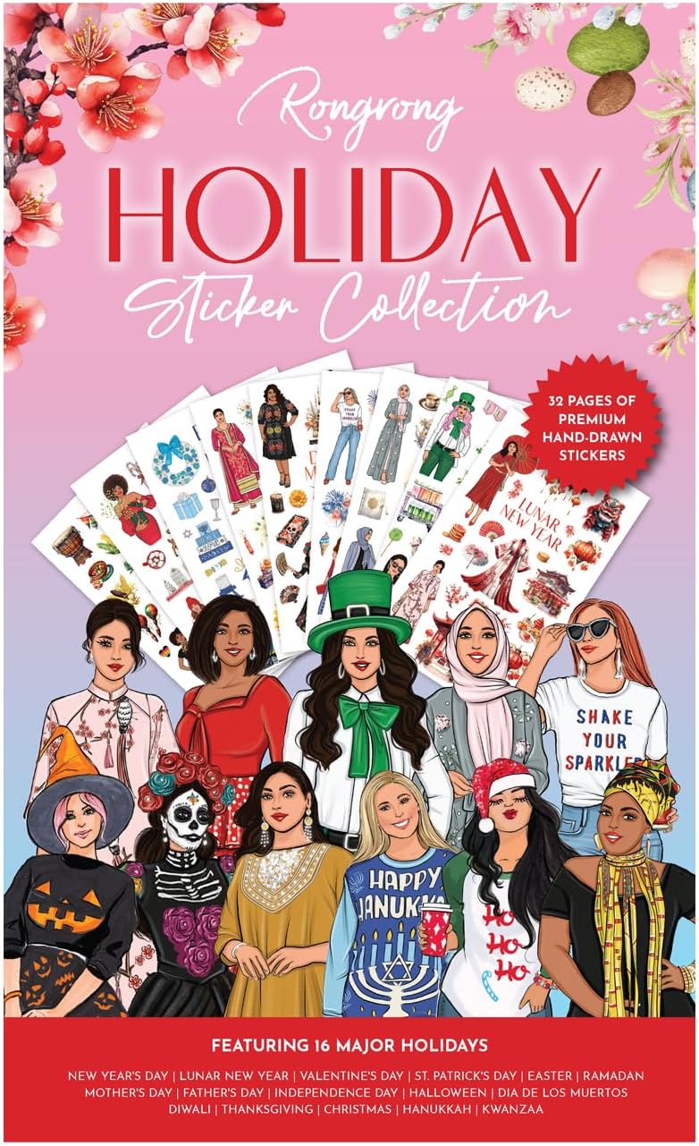 Rongrong Events of The Year Planner Sticker Book (32 pages)