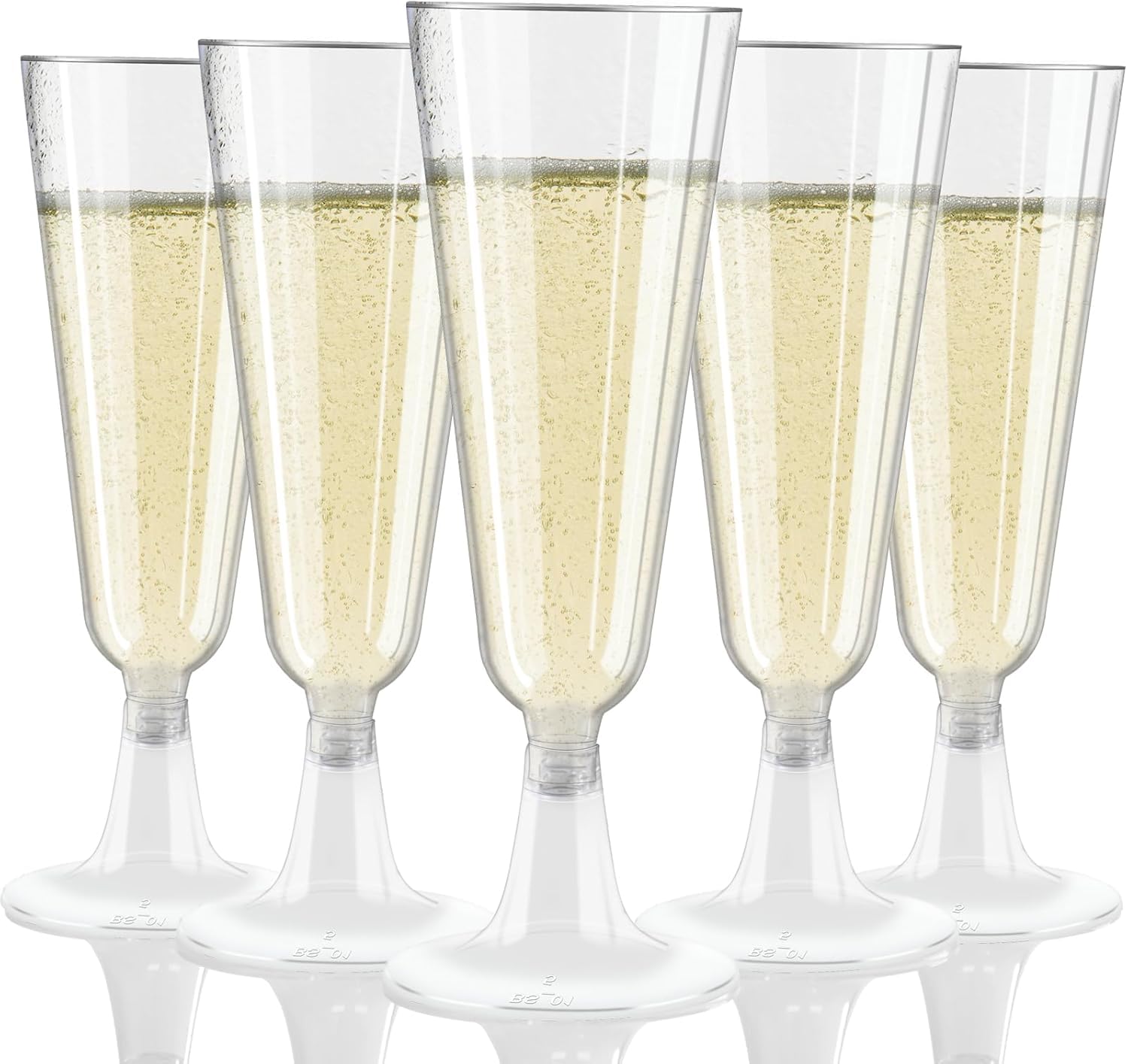 Copas de champán desechables y ligeras de 150 ml para banquetes
