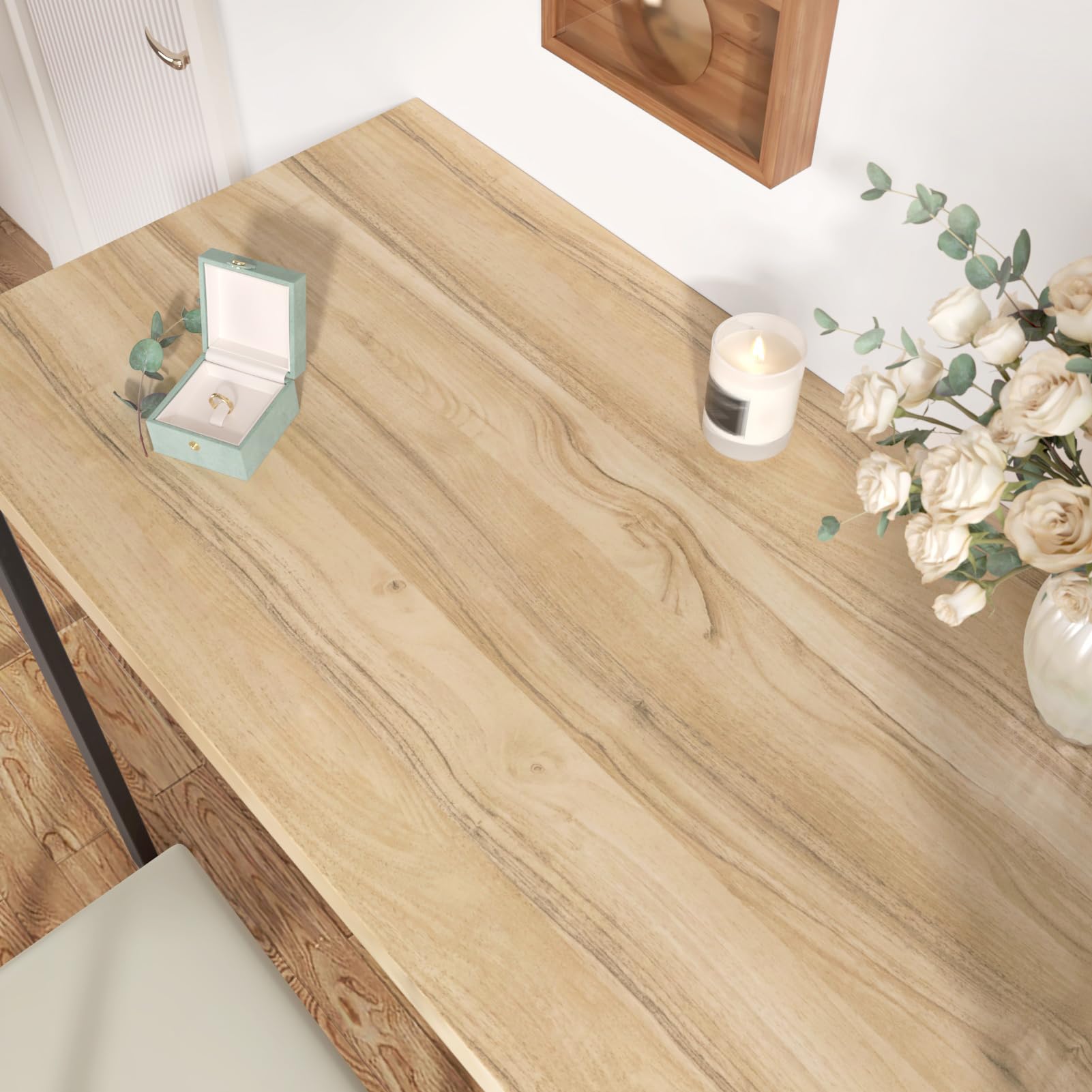 Carta Da Parati Autoadesativa Beige Carta Adesiva Per Mobili Legno Rivestimento Cucina Parete Carta Da Parati Adesiva Per Soggiorno Armadio Pellicola Adesiva Rotolo Decorativo 40cm x 800cm