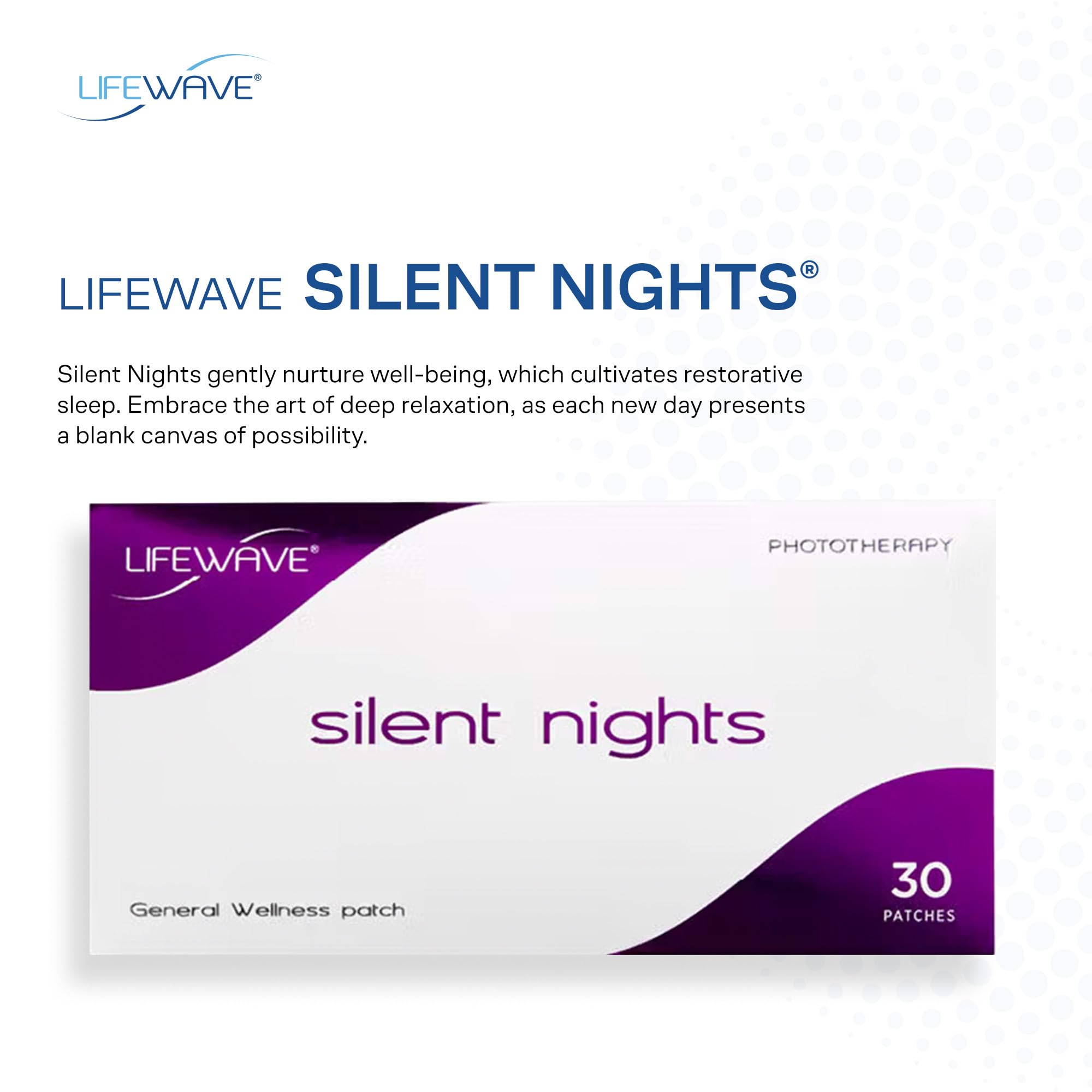 Amazon.com: LifeWave Silent Nights Patches - Patented Form of
