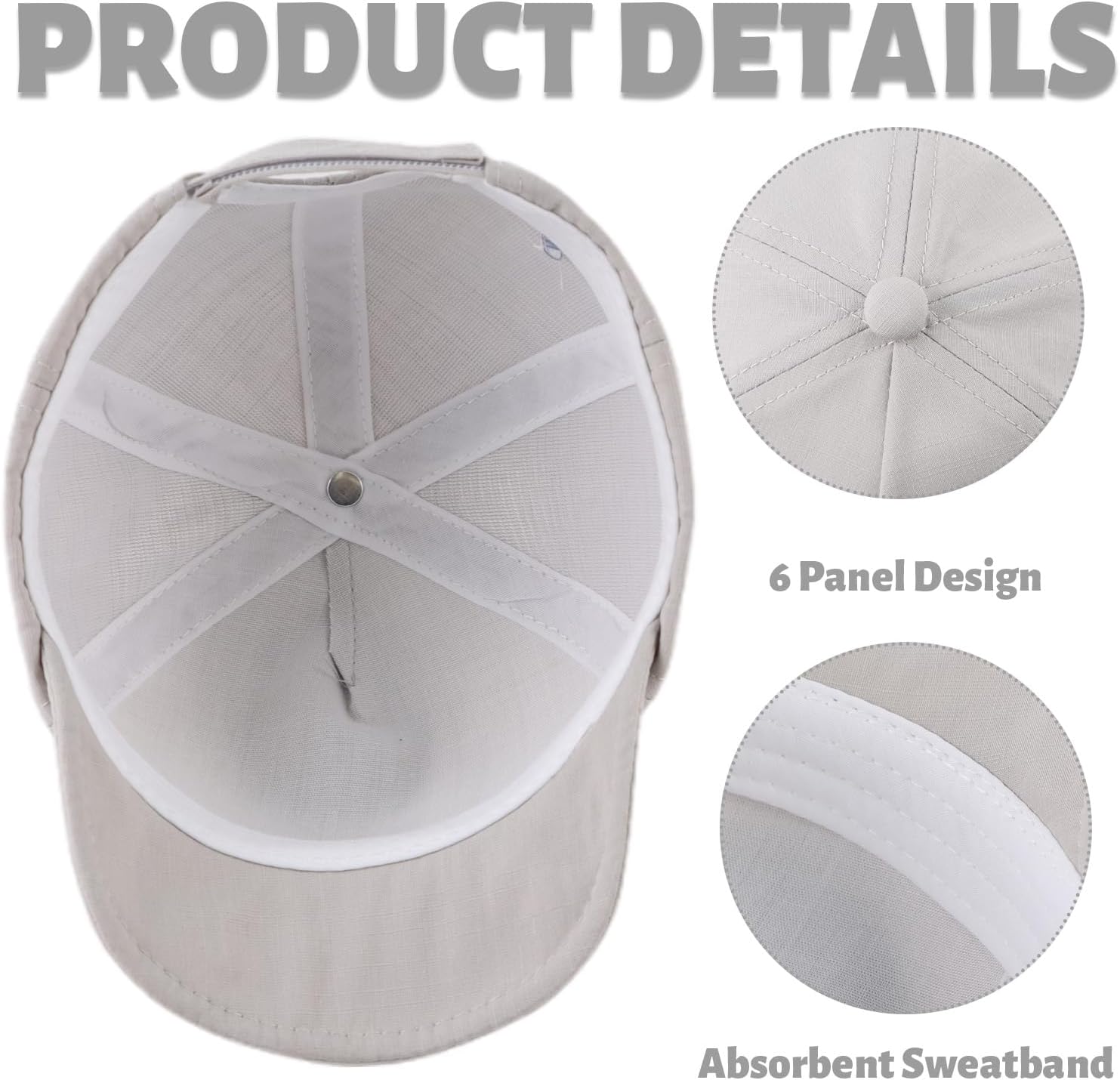 OMUKY Cotton Baby Toddler Hat Sun Protection Toddler Baseball Hat Infant Boys Girls Beach Cap Cute Baby Baseball Cap 3M-18M - Image 5