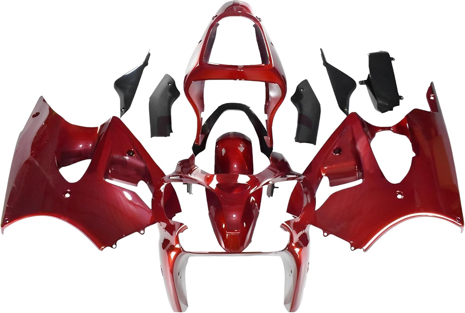 Injection Candy Red Fairing Kit for Kawasaki ZX6R 2000 2001 2002 ZZR600 2005 2006 2007 2008 ABS Plastic Fairing Full Bodywork Bodykit