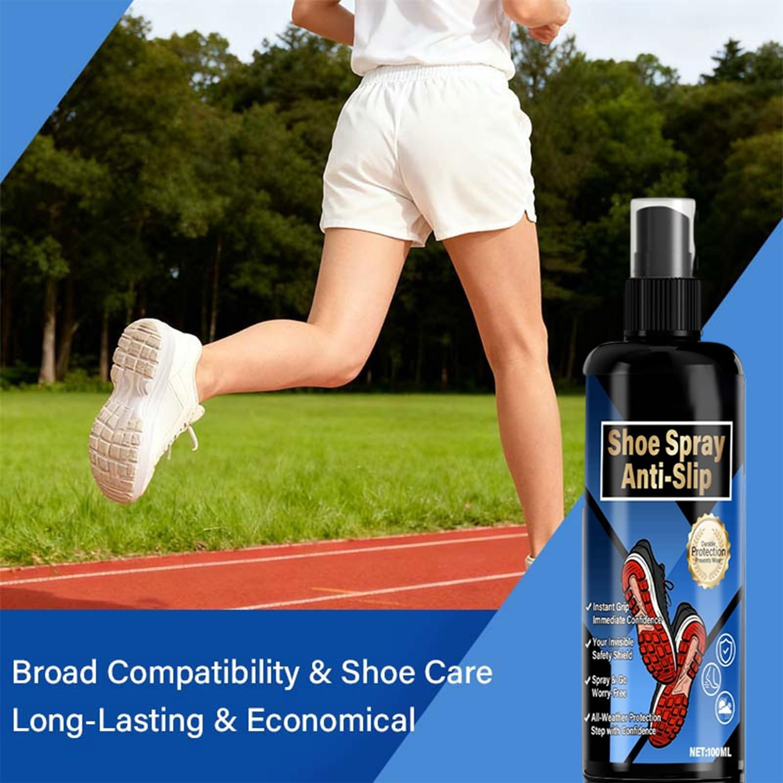 Spray Grip pour Basket-Ball, Chaussures, Sports - Adhérence pour Baskets, Bottes, Golf, Football, Tennis