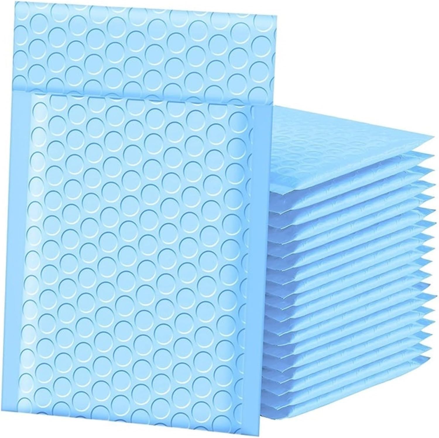 Koperty bąbelkowe Poly Mailers, Koperty bąbelkowe, wyściełane, samoprzylepne, opakowanie 100 sztuk, wielokolorowe, różne rozmiary(Blue,11 * 15cm)