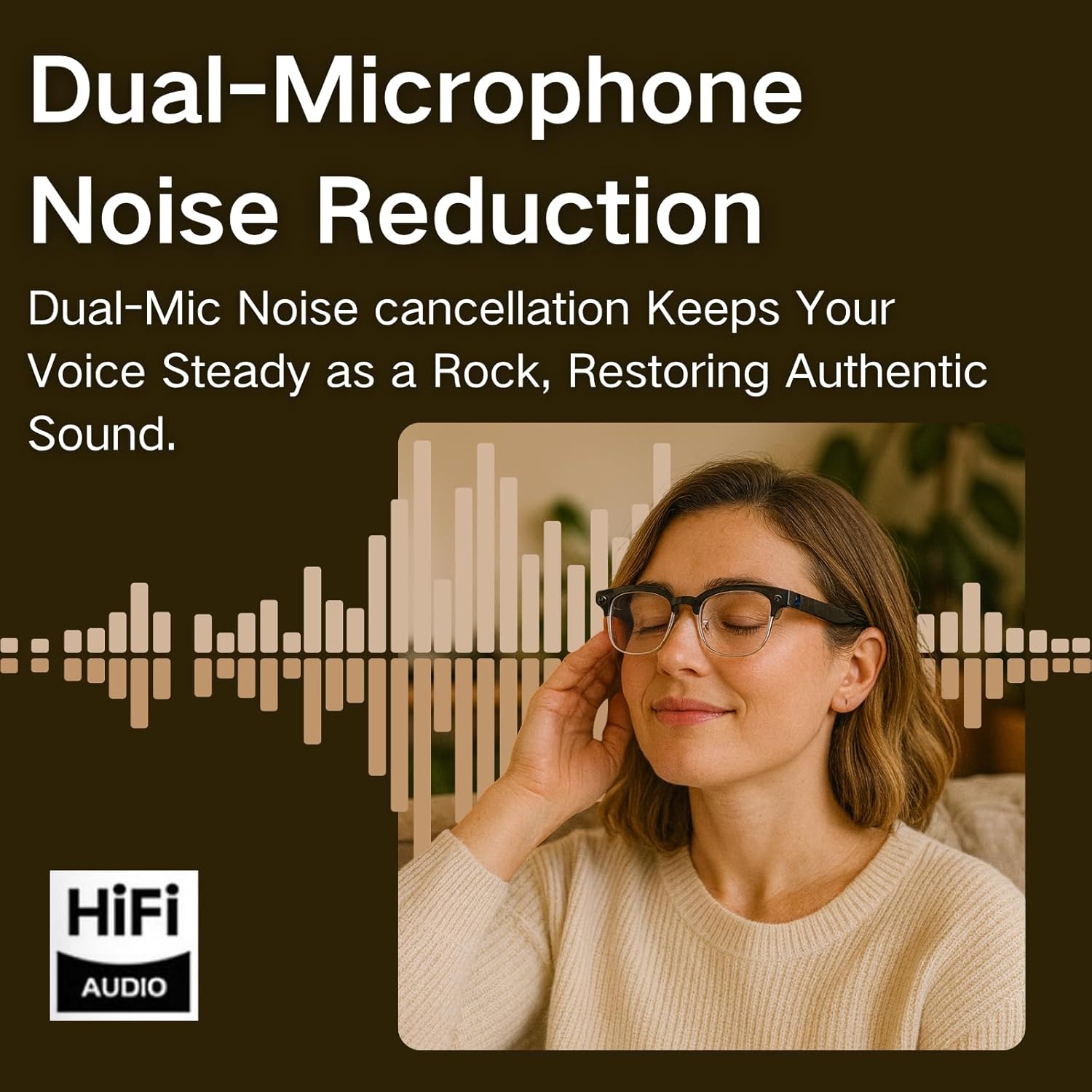 Smart Camera Glasses with Blue Light Lenses–8MP Hands-Free Photo&Video,AI Object Recognition with Voice Feedback,Real-Time Translation,Open-Ear Bluetooth Audio&Calls,IP65 Half-Frame Design