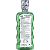 Vista 8 de ACT Enjuague anticaries con flúor menta de 18 onzas (paquete de 4)