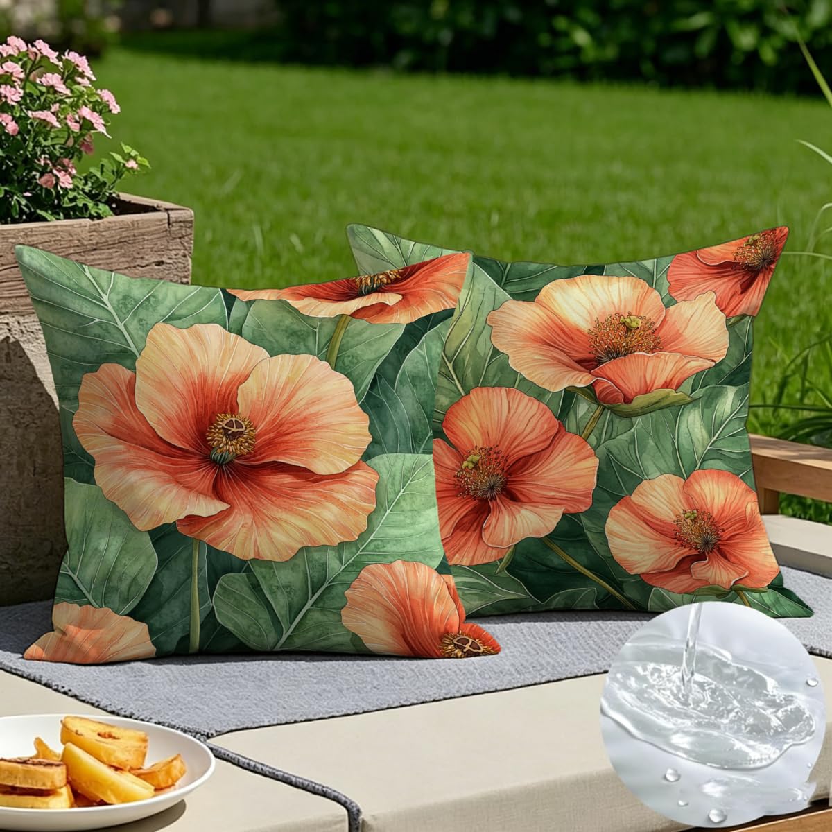 Coussin extérieur imperméable contre l'humidité pour protéger vos chaises de jardin