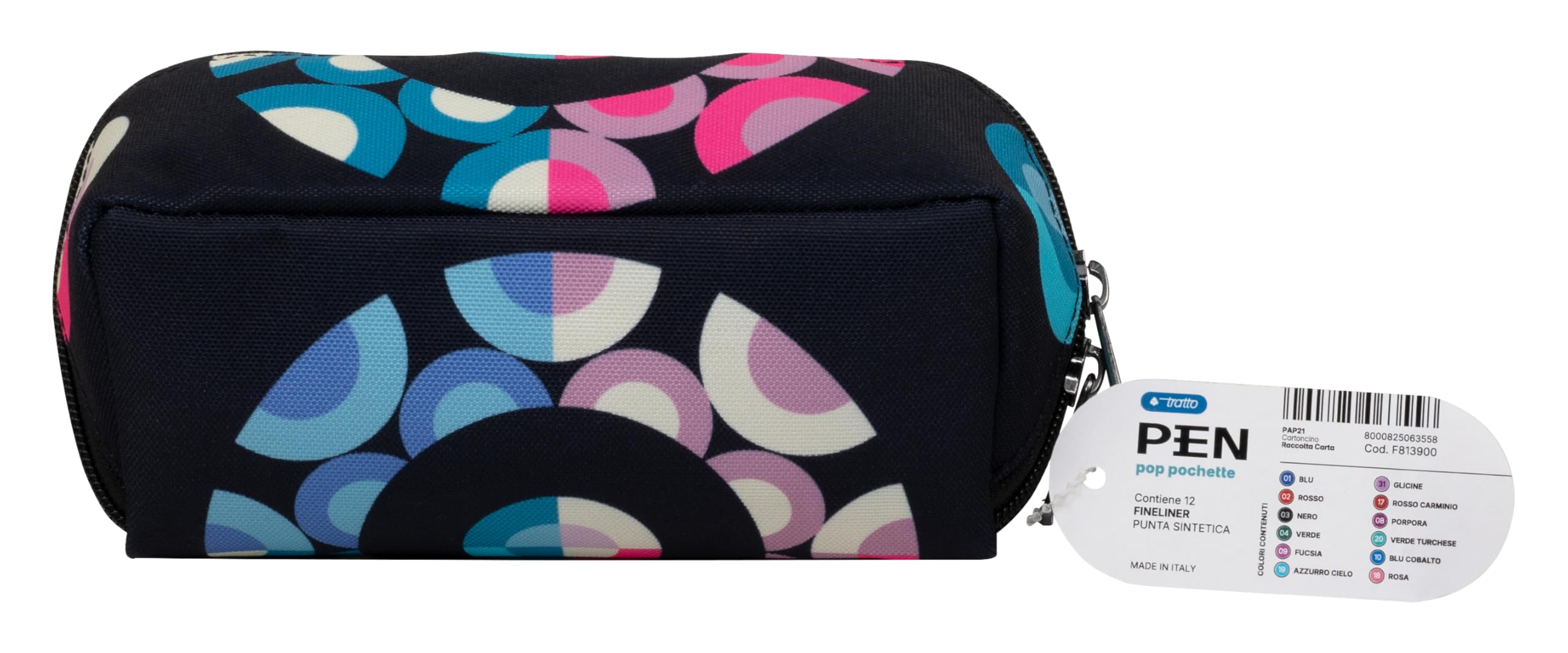 Tratto Pochette Pop Pen 12 Stück (Rosa-Lila)