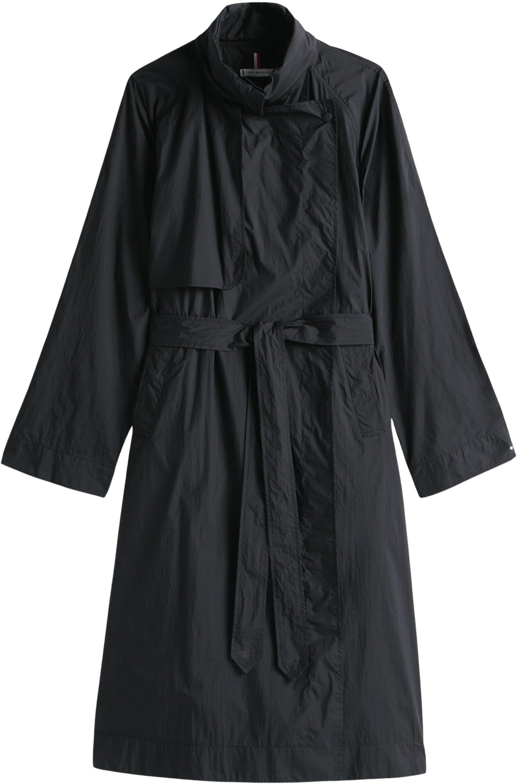 Tommy Hilfiger Donna Trench Nylon Packable Giacca a Vento