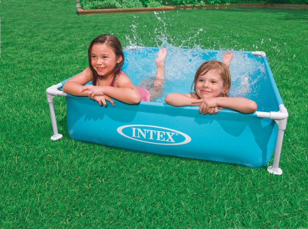 INTEX 57171NP - Frame Pool Mini, in 3 verschiedenen Farben lieferbar (Farbe nicht wählbar)