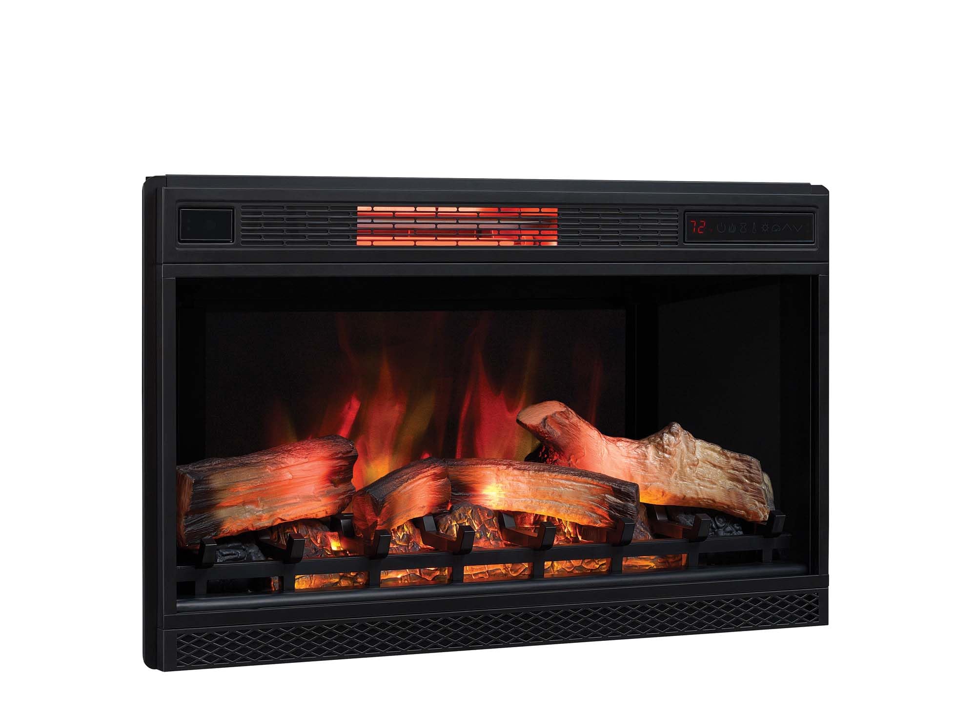 ClassicFlame 32II042FGL 3D Infrared Quartz Fireplace Insert Plug and Safer Sensor, 32"