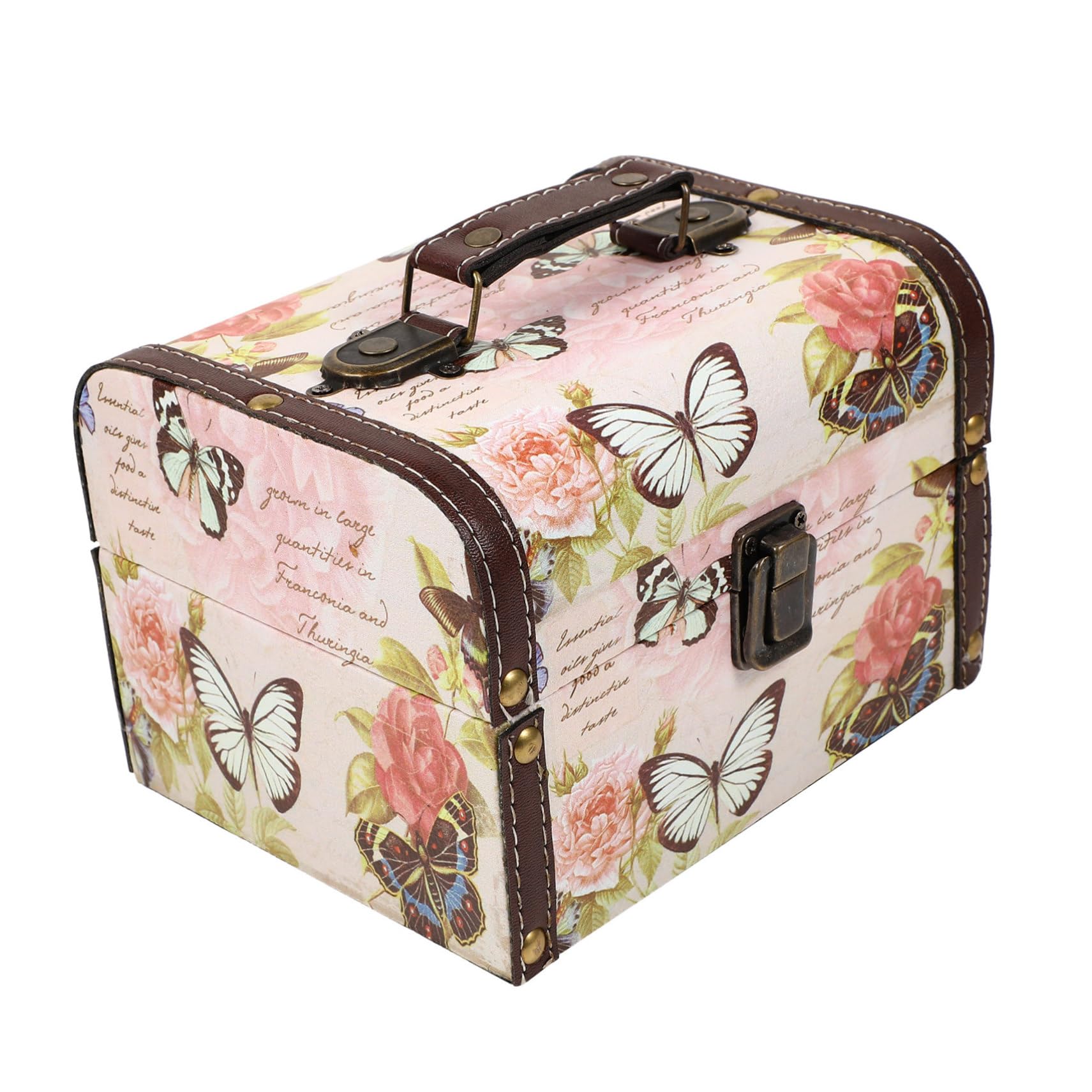 Boîte à bijoux pour présent : un coffret vintage en cuir PU idéal pour femmes et filles