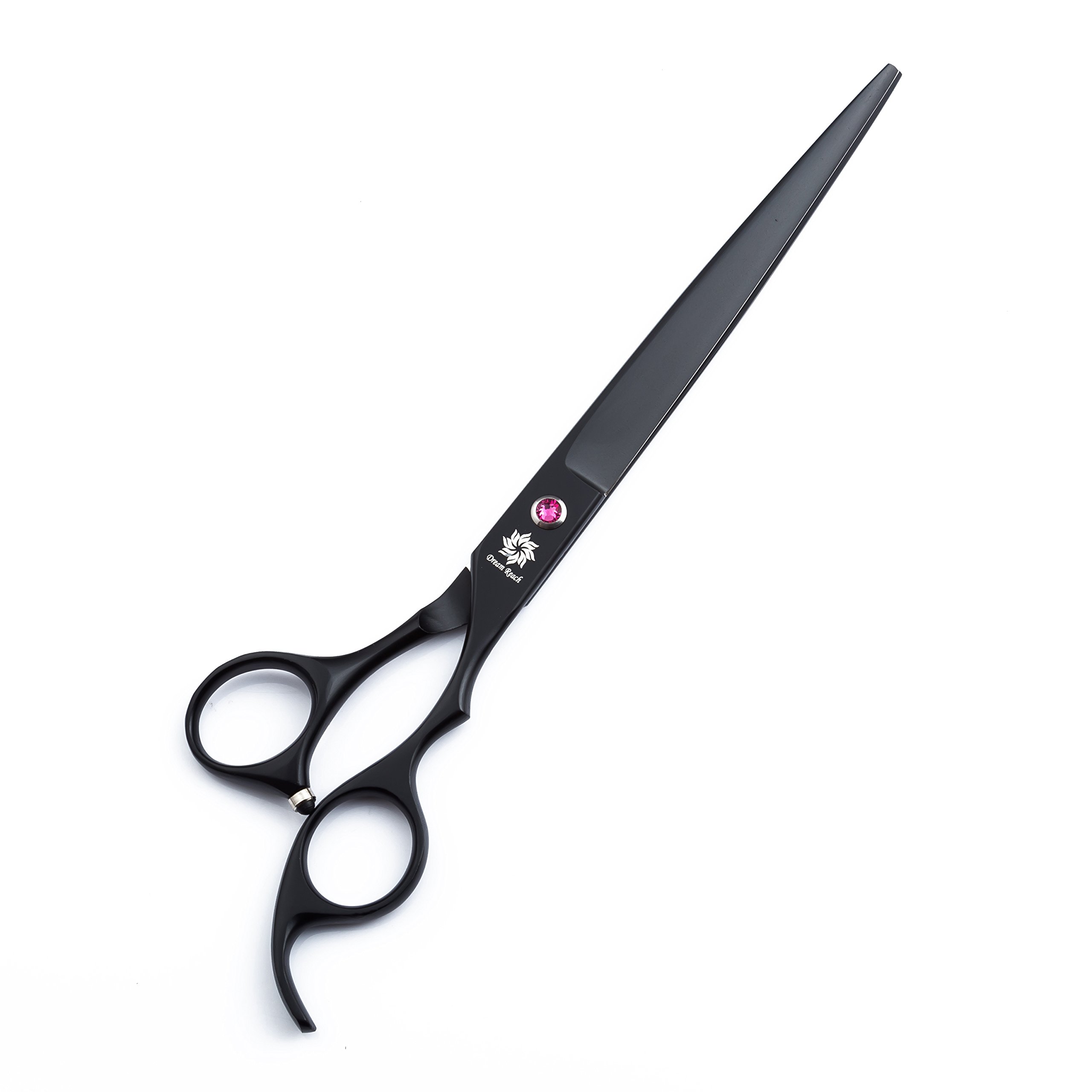 Dream Reach Professional Razor Edge Series - 8.0" Black Professional Pet Grooming Cutting Scissors/Shears for Dog Lovers (Cutting Scissors)
