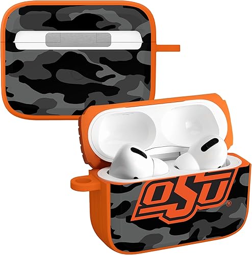 Miniatura 1 de AFFINITY BANDS Oklahoma State Cowboys Camo HDX - Funda compatible con Apple AirPods Pro