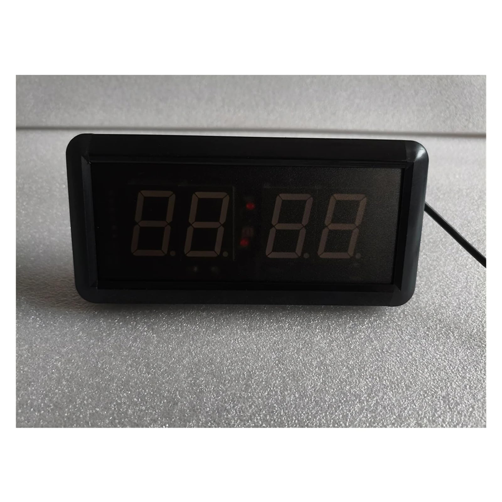 Reloj LED for gimnasio de 1,5 pulgadas, cronómetro con cuenta atrás y Control remoto for deporte, boxeo y Fitness Múltiples modos(With 6CM Button)
