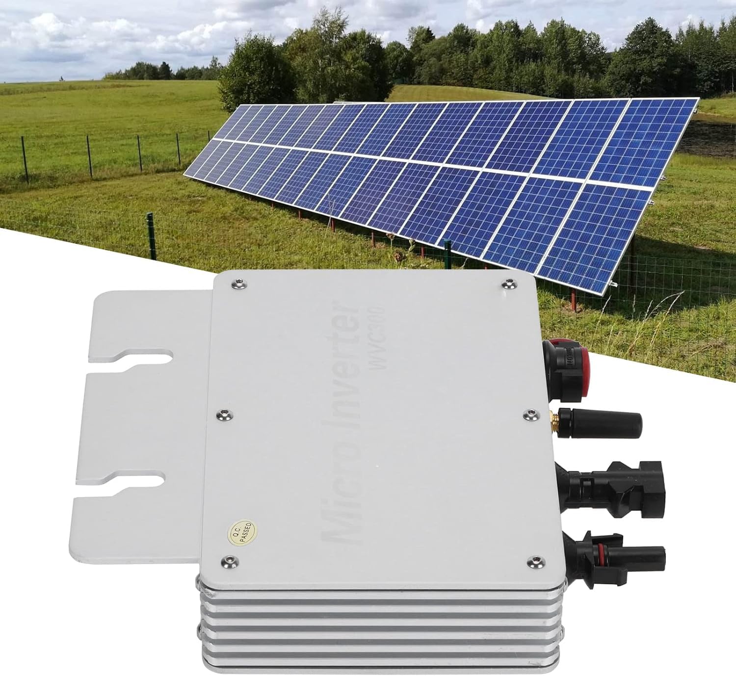 onduleur Solaire, étanche IP65, système de Production d'énergie Solaire photovoltaïque à onduleur à Onde sinusoïdale (230 V)
