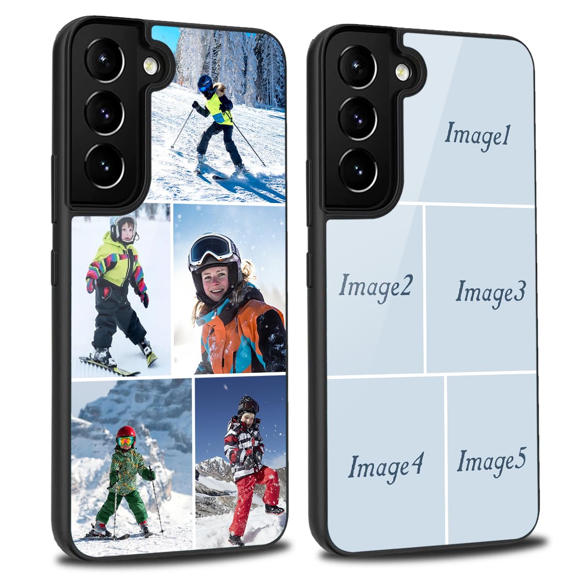 Personalized Photos Rubber Phone Case Compatible with Samsung Galaxy S25/EDGE/S24 FE/S23 FE/S23 Ultra/S23 Plus/S22/S21/S21 FE/S20 FE/A15/A14/A54/Note