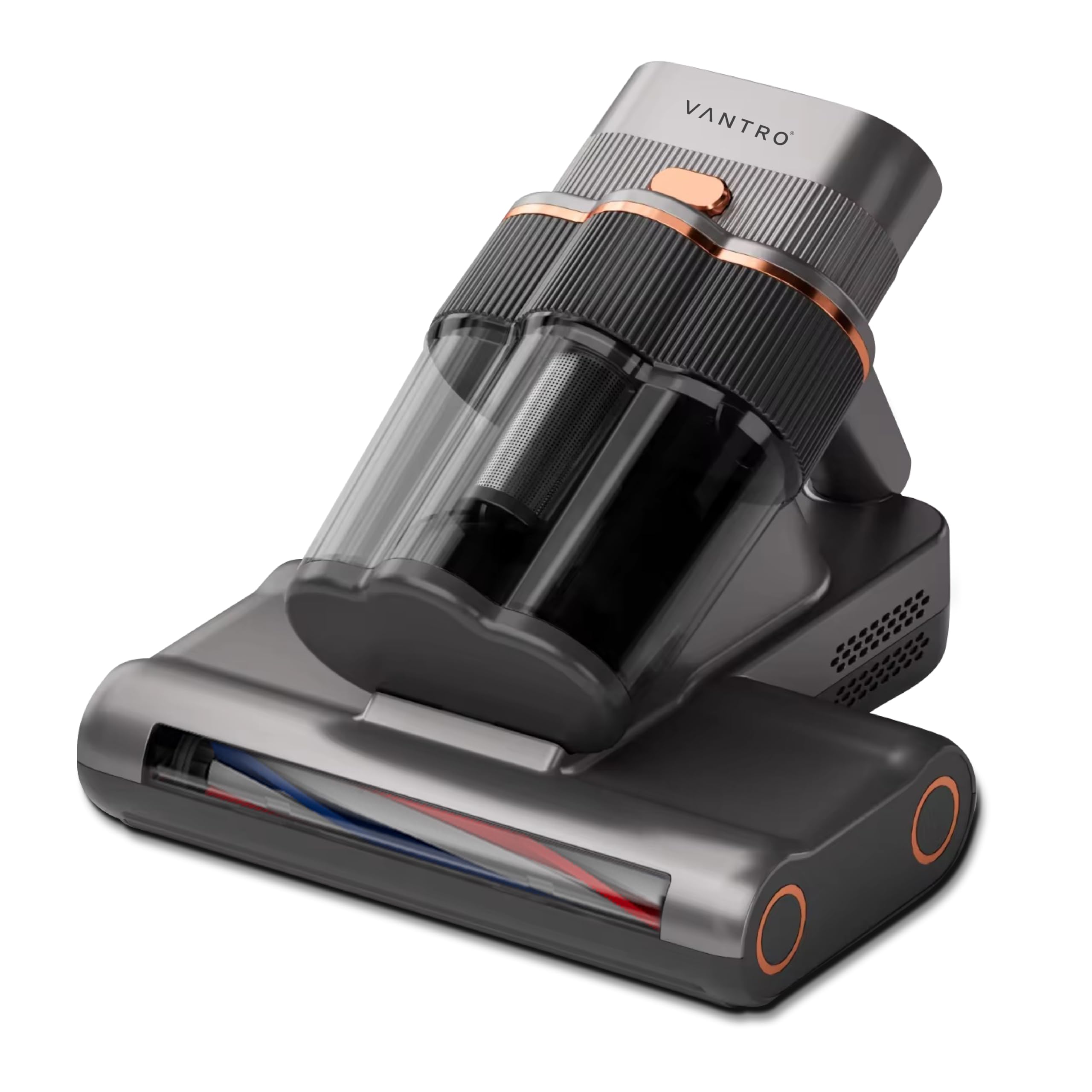 VANTRO Dust Mite Remover Mattress Vacuum Cleaner | 700W | UV-C Light | 16KPa Suction| 60°C Hot Air & Ultrasonic | Handheld Corded Bed Vacuum for Dust & Allergen Removal
