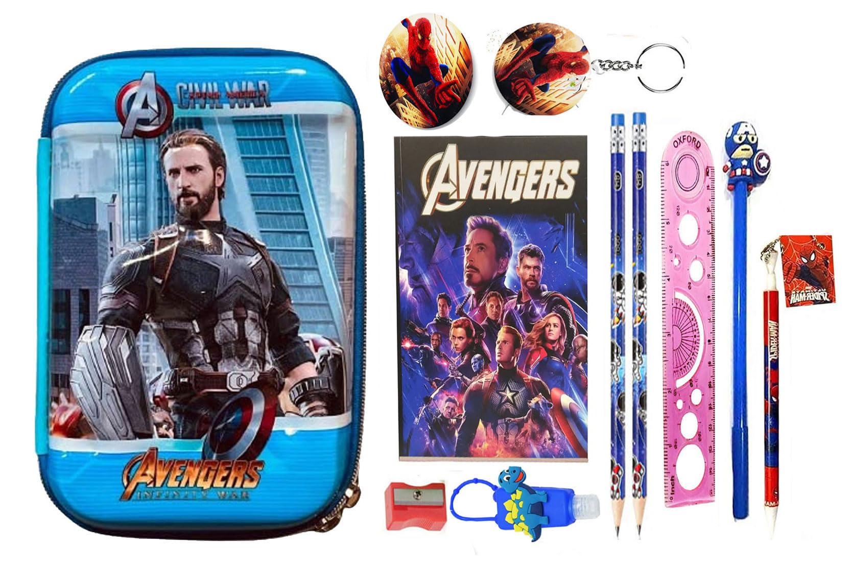 See full amazon price history chart for SHUDAUSHI Canvas Avenger Theme 3D Pencil Pouch With Stationery For Boys Kids,Avenger Birthday Gift Party Favor Large Capacity Case Stationeries (Style 1)-Multicolor SHUDAUSHI Canvas Avenger Theme 3D Pencil Pouch With Stationery For Boys Kids,Avenger Birthday Gift Party Favor Large Capacity Case Stationeries (Style 1)-Multicolor (B0CTT72MQZ) Amazon Price History, Amazon Price Tracker