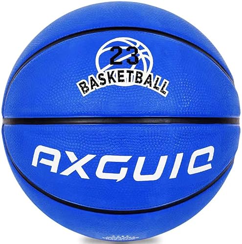 Baloncesto de goma gruesa para niños y jóvenes, tamaño 34567, para exteriores, colorido, 2225.527.528.529.5 pulgadas, para regalos de juegos
