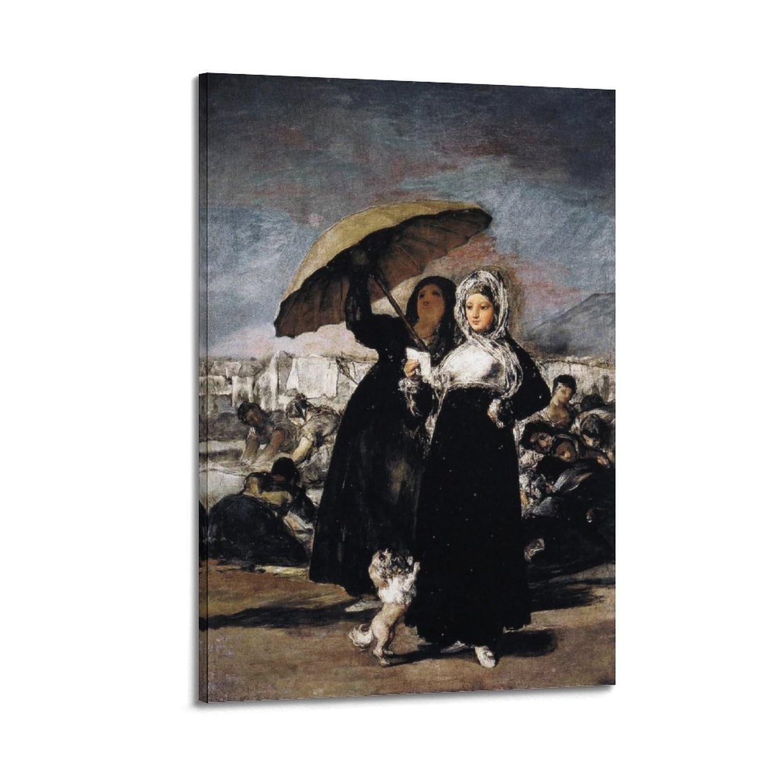 Francisco De Goya - Póster decorativo de las mujeres jóvenes, lienzo decorativo para pared, sala de estar, dormitorio, pintura de 60 x 90 cm