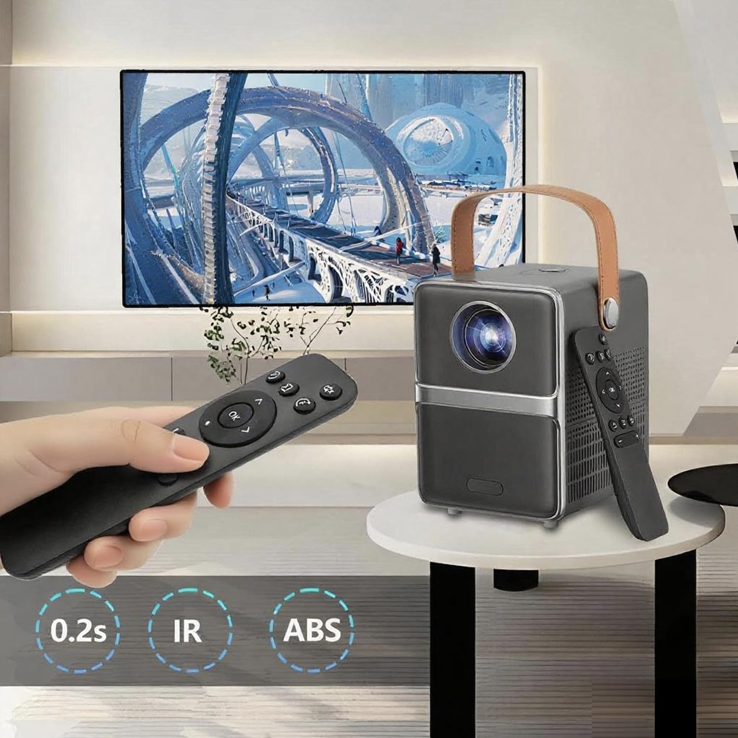 WIMIUSのP61プロジェクター WIMIUS P61 プロジェクター (5G WiFi および Bluetooth 搭載