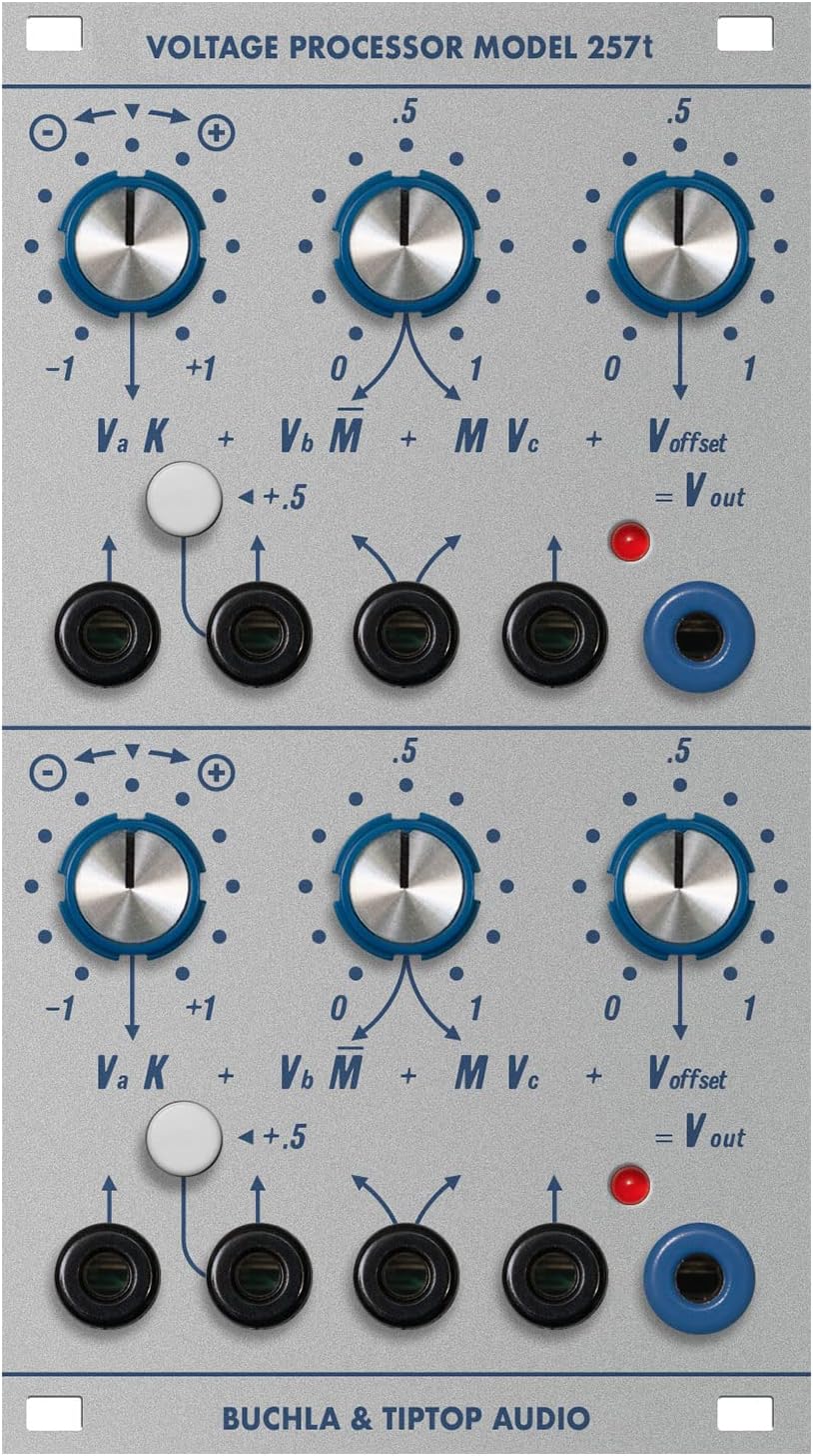 Tiptop Audio Tiptop Audio 257t Dual Control Voltage Processor Eurorack Module